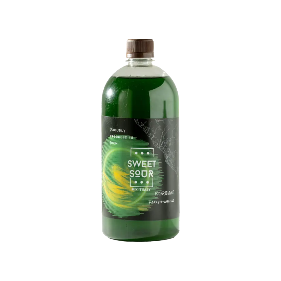 Кордиал Sweet&Sour Тархун Ананас 1л ПЭТ