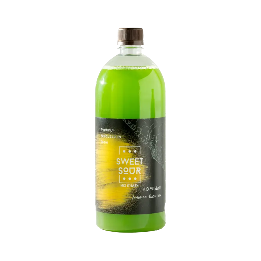 Кордиал Sweet&Sour Ананас Базилик 1л ПЭТ