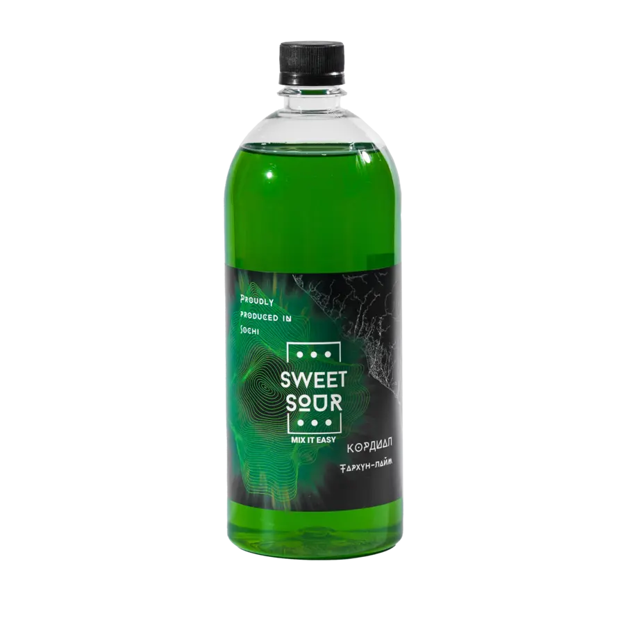 Кордиал Sweet&Sour Тархун Лайм 1л ПЭТ
