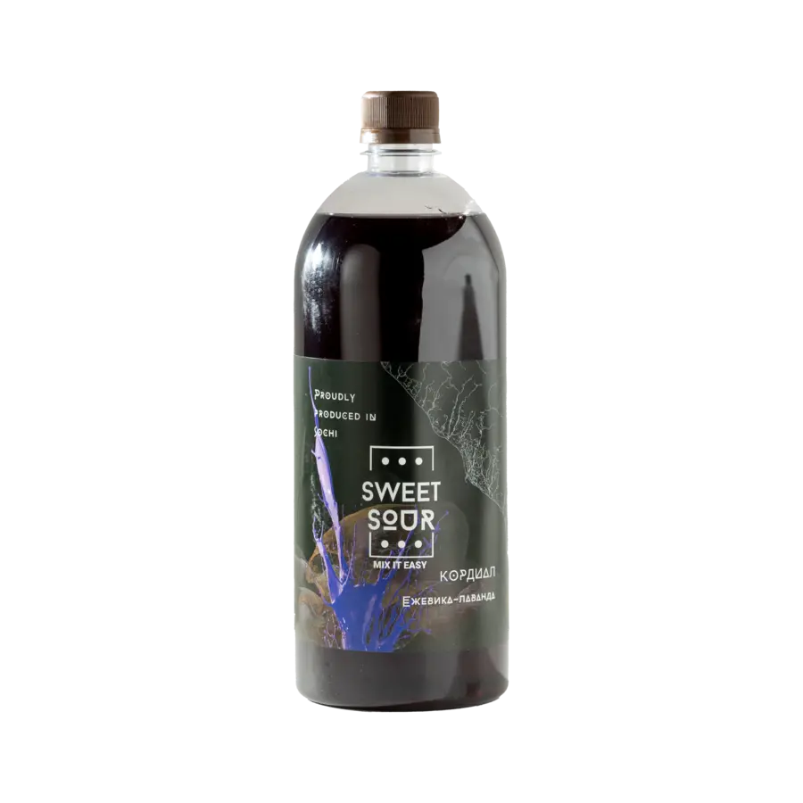 Кордиал Sweet&Sour Ежевика Лаванда 1л ПЭТ