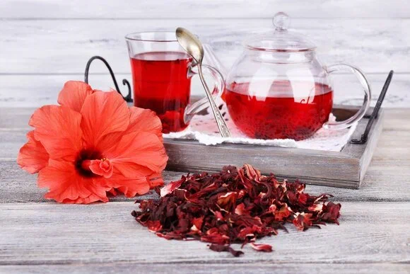 Чай Каркаде с цветком Гибискуса