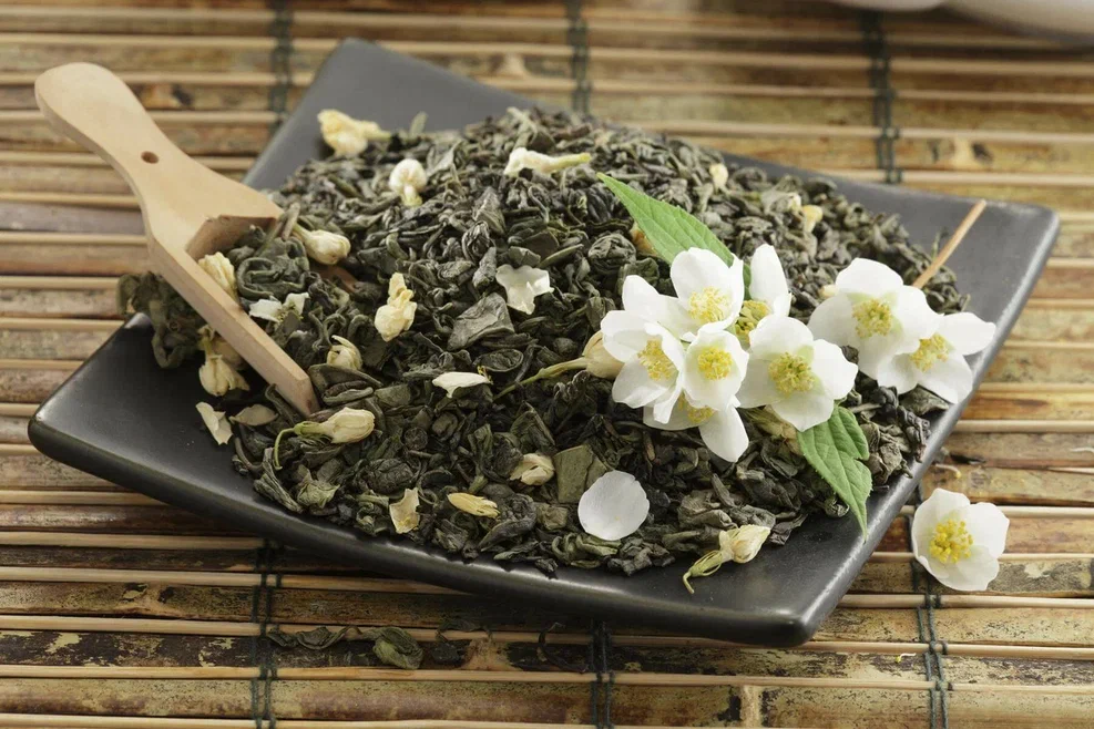 Зеленый чай Моли Хуа Ча из провинции Фуцзянь с добавлением жасмина