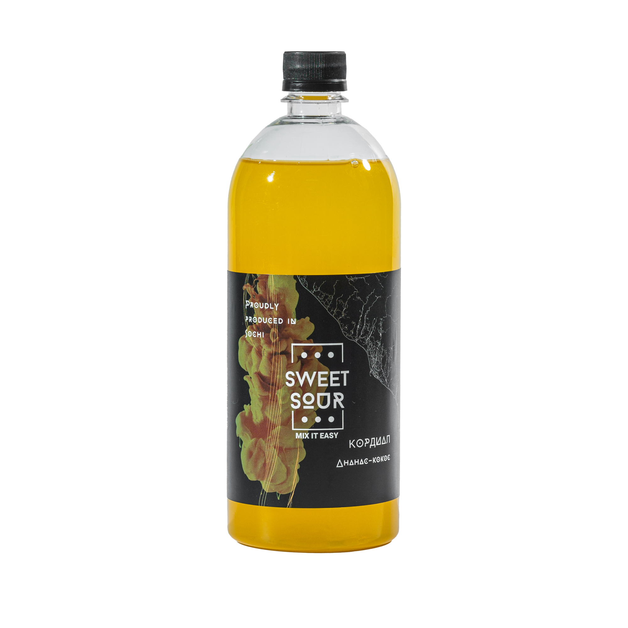 Кордиал Sweet&Sour Ананас Кокос 1л ПЭТ